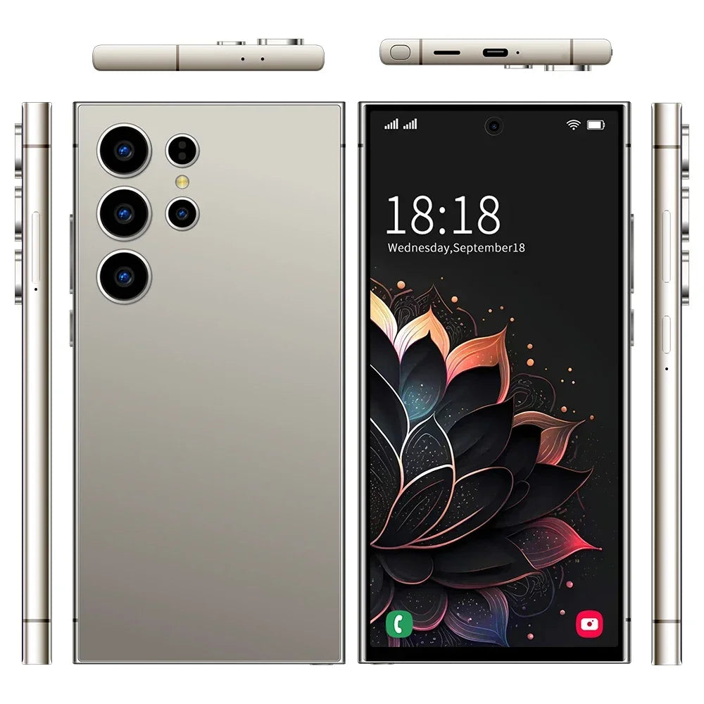 2025 New Hot S25 Ultra Original Intelligent 5g Dual Card Dual Standby Android 14 System 8000mah Battery Global Version