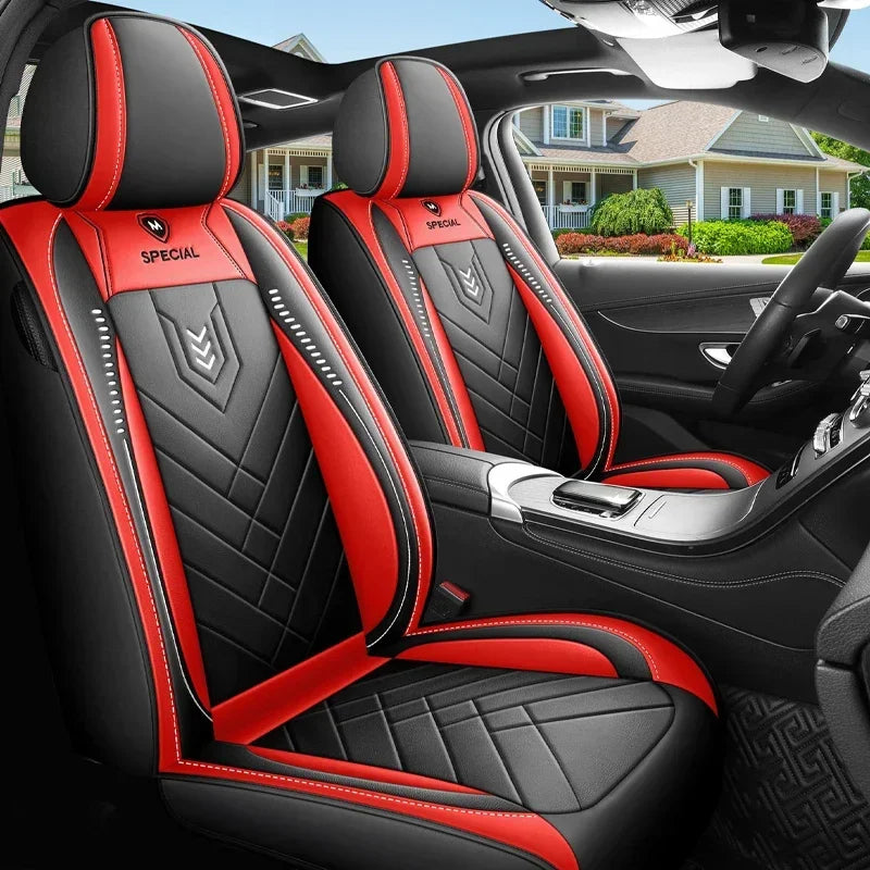 1pcs All inclusive seat cover full leather car seat cushion Driver's seat cover or passenger seat cover all season universal pad
