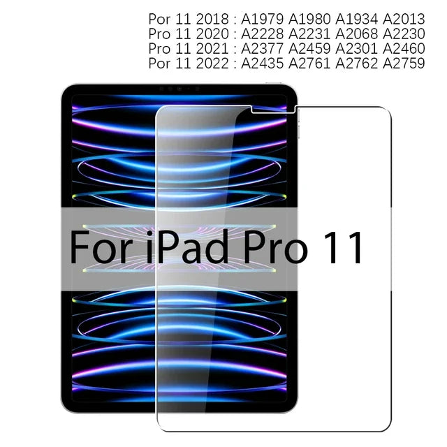 For iPad 10th Gen 10.9 Inch 2022 Tempered Glass Screen Protector A2696 A2757 A2777 Tablet Anti Scratch Clear Protective Film