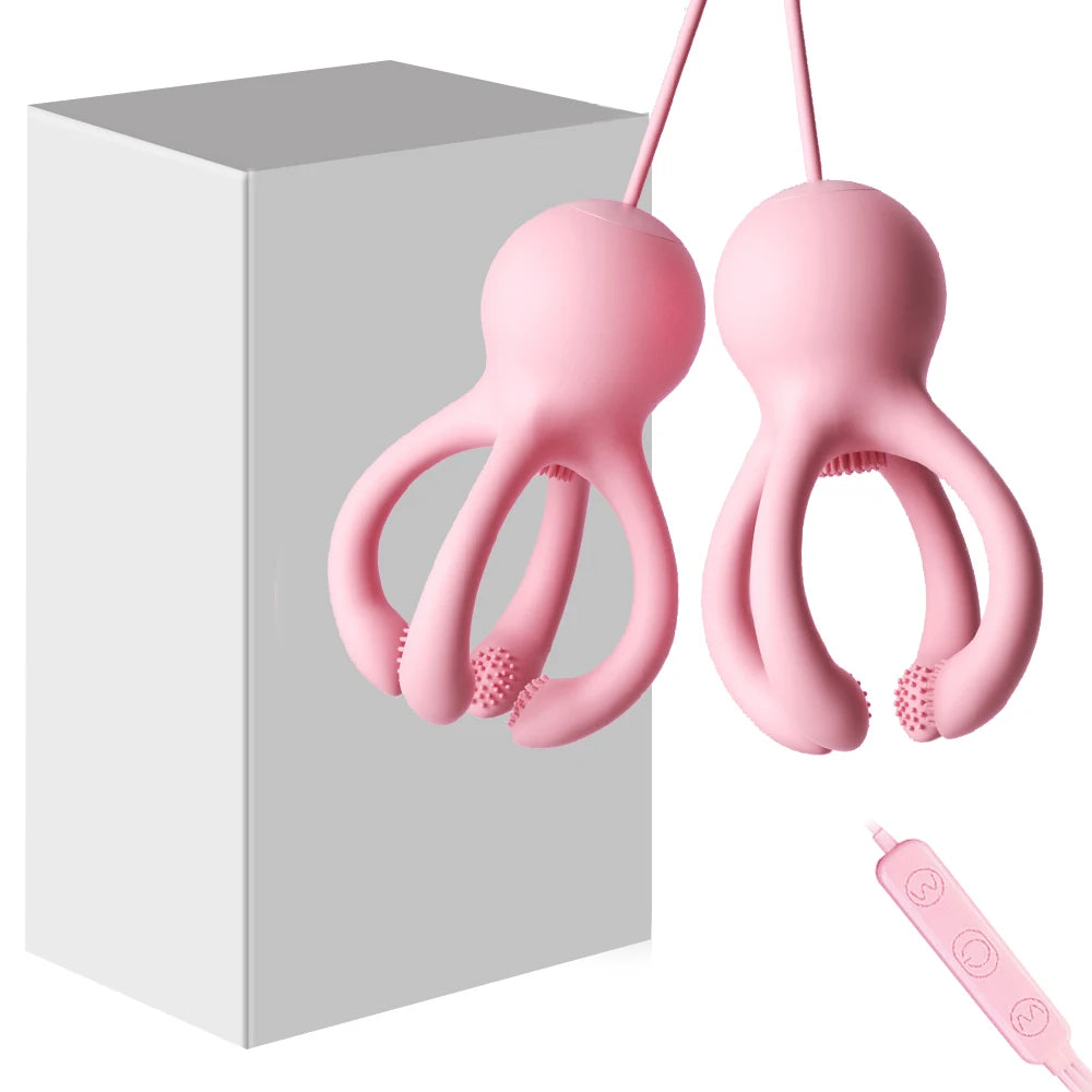 Nipple Vibrator for Women Breast Massage Nipple Clamp Enhancer Nipple Sucking Stimulator Sex Toys Couples Female Adult Toys