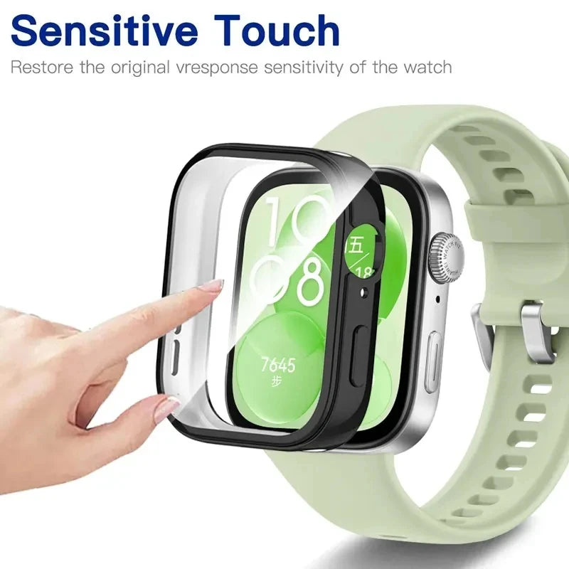 Full Cover For Huawei Watch Fit 3 SmartWatch TPU Screen Protector Case Protective Frame Bumper Shell Huawei Fit3 Accessories
