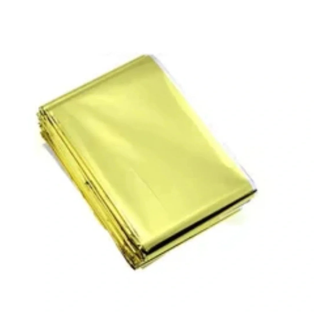 Outdoor Emergency Gold-Sliver Survival Blanket Waterproof First Aid Rescue Curtain Foil Thermal Military Blanket130X210Cm