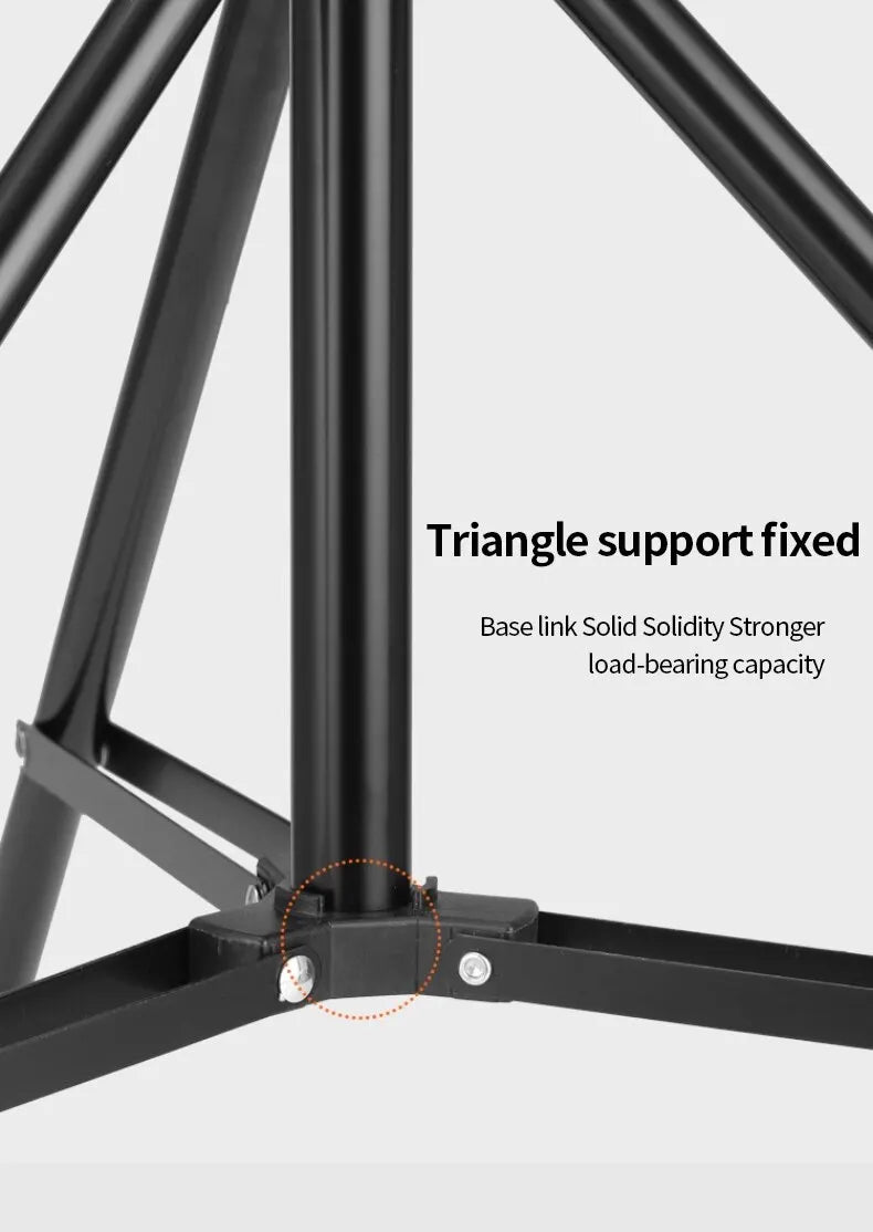 Live Broadcast Tripod Landing Type Camera Anchor Selfie Light Frame Metal Thermometer Holder