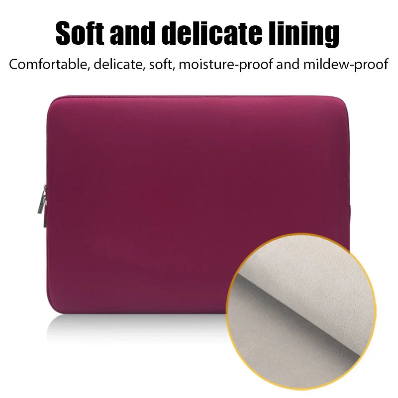 Laptop Bag 11 13 14 15 15.6 Inch Notebook Pouch For Macbook Air Pro Xiaomi Huawei HP Dell Sleeve For Men and Women Pc case