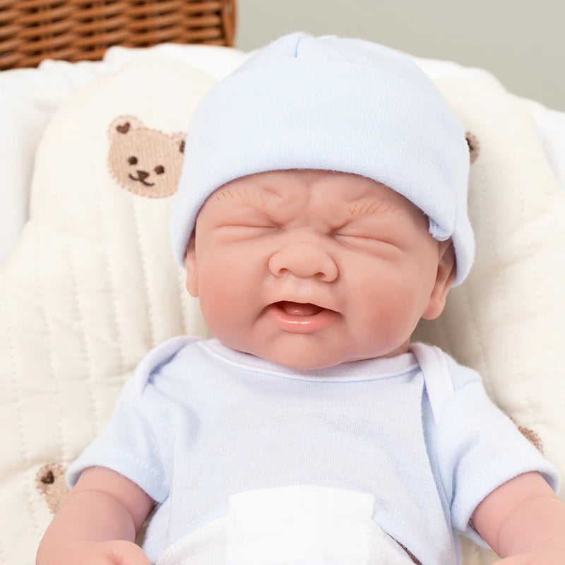 35CM 14inch Baby Dolls Cute Soft Silicone Baby Reborn Baby Doll Toys For Children Girls Gifts Lifelike Full Body Girl Dolls