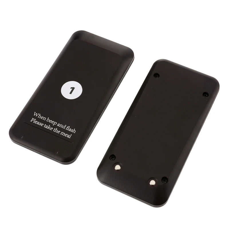 Wireless Restaurant Pager Food Truck Coasters Buzzer Pager Receiver Calling System For Bar Cafe Food Court Fast Food Shop Church