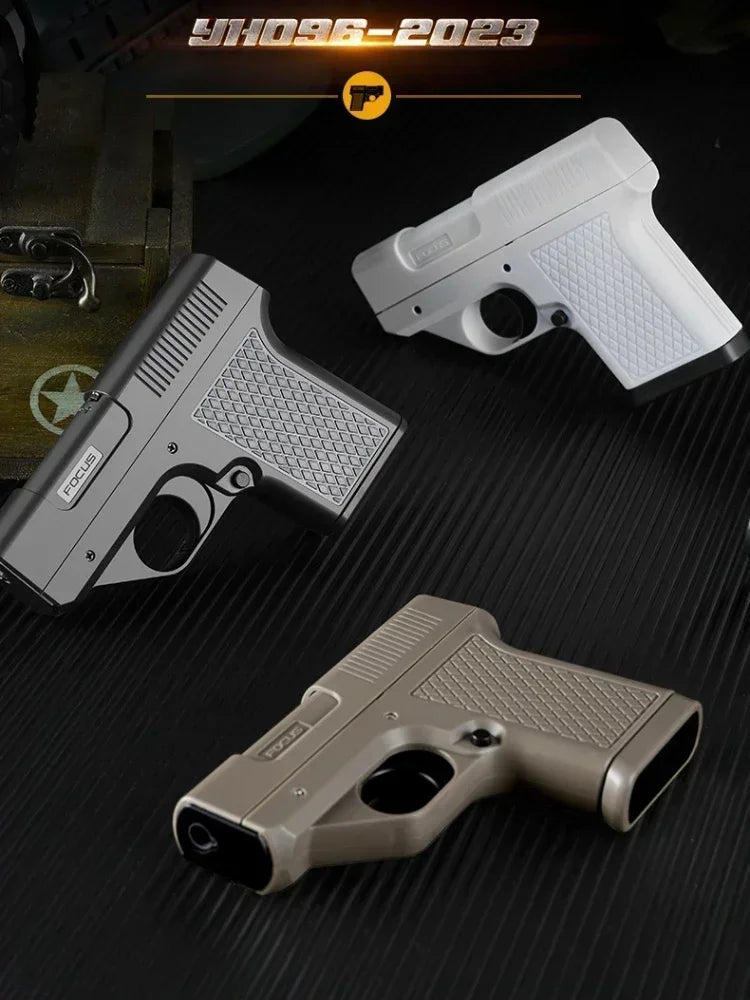 2025 New Clip Gun Butane Gas Lighter Three Capacity Cigarette Holder Windproof Blue Flame Lighter Men's Gift Smoke Accessories