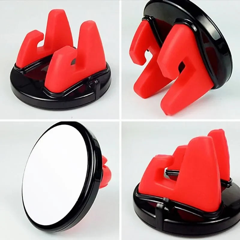 Mini 360 Rotatation Car Phone Holder Stand Anti-Slip Mobile Phone Car Mount Dashboard Bracket Univeral Desktop Mobile Holders