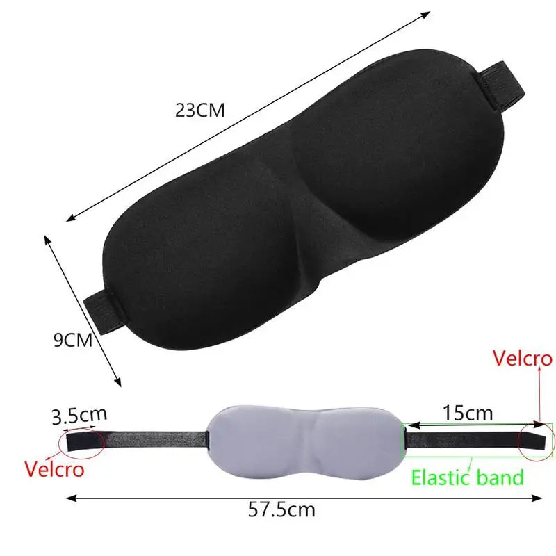 3D Sleeping Mask Block Out light Eye Mask for Sleeping Comfort Eye Shades for Travel Nap Blindfold Sleeping Aid Eye Patch Masks