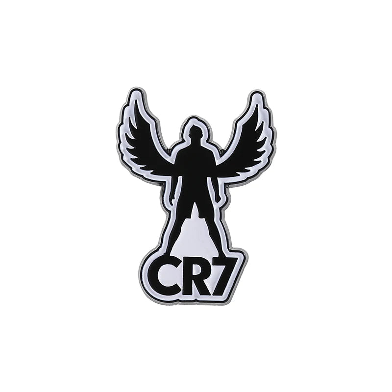 Football Star Enamel Pins Custom Football Club Digital Jersey Brooches Lapel Badges Clothes Funny Jewelry Gift for Fans Friends