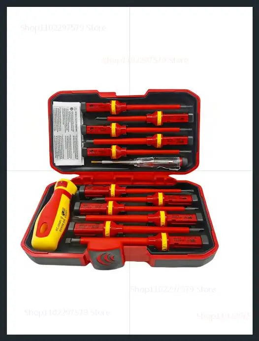 13pcs 8pcs Electrician Repair Tools Kit 1000V Insulated Screwdrivers Set with Magnetic Bits Multi-Tool for Electrical Work