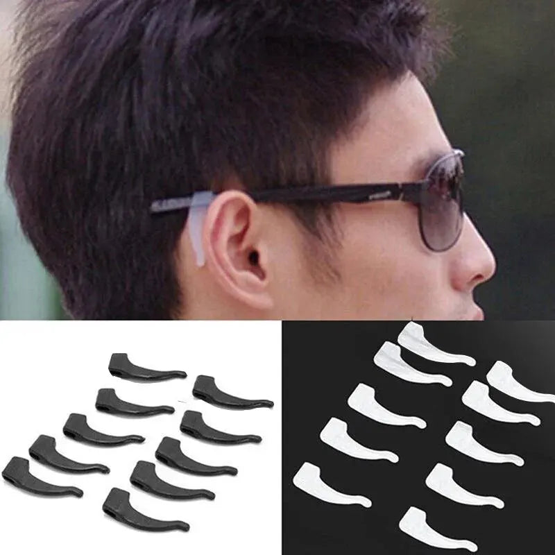 5 Pairs/lot Glasses Anti Slip Sleeve Silicone Ear Hook Fixation for Eyeglasses Sunglasses Anti Fall Hook Anti Slip Sleeve