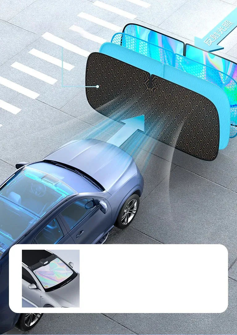 Folding Car Windshield Sun Shade Cover Visor Protector Interior Anti UV Sun Windscreen Parasol Auto Accessories