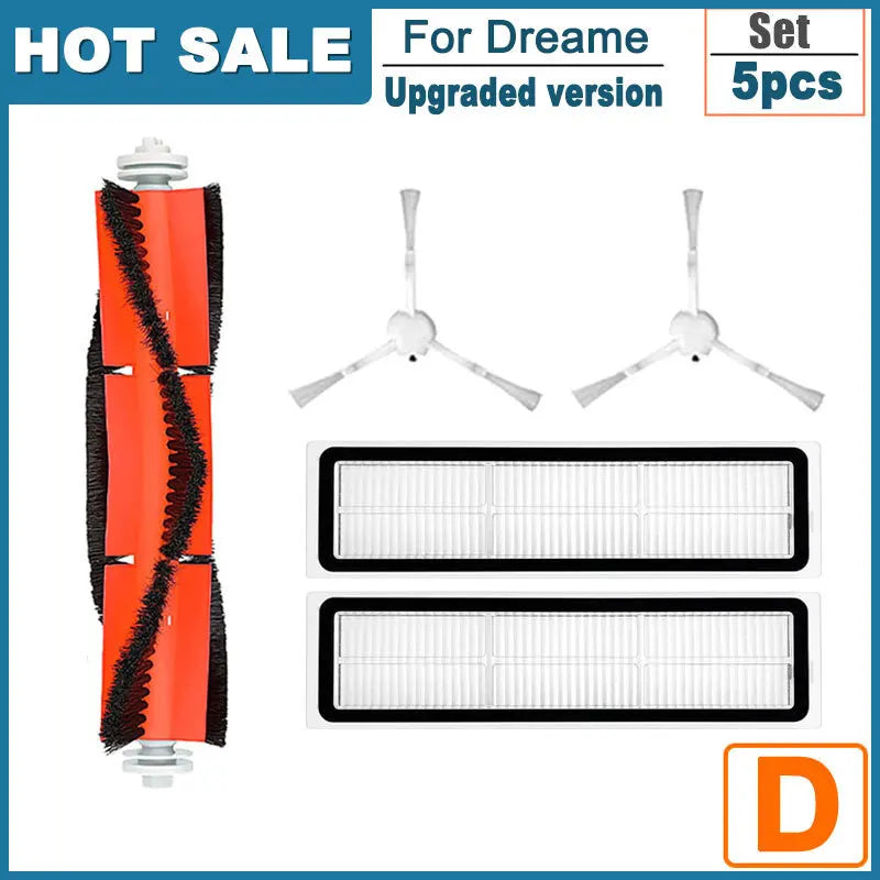 Fit For Dreame D9, D9 Max, L10 Pro, Trouver LDS Finder Roller Side Brush Mop Hepa Filter Vacuum Cleaner Accessory Part