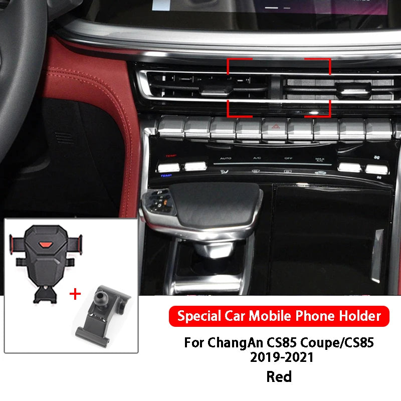 Car Cell Phone Holder For ChangAn CS35 Plus CS55 CS55 plus CS85 Coupe/CS 85 Car Styling Air Outlet Navigation Bracket GPS Stand