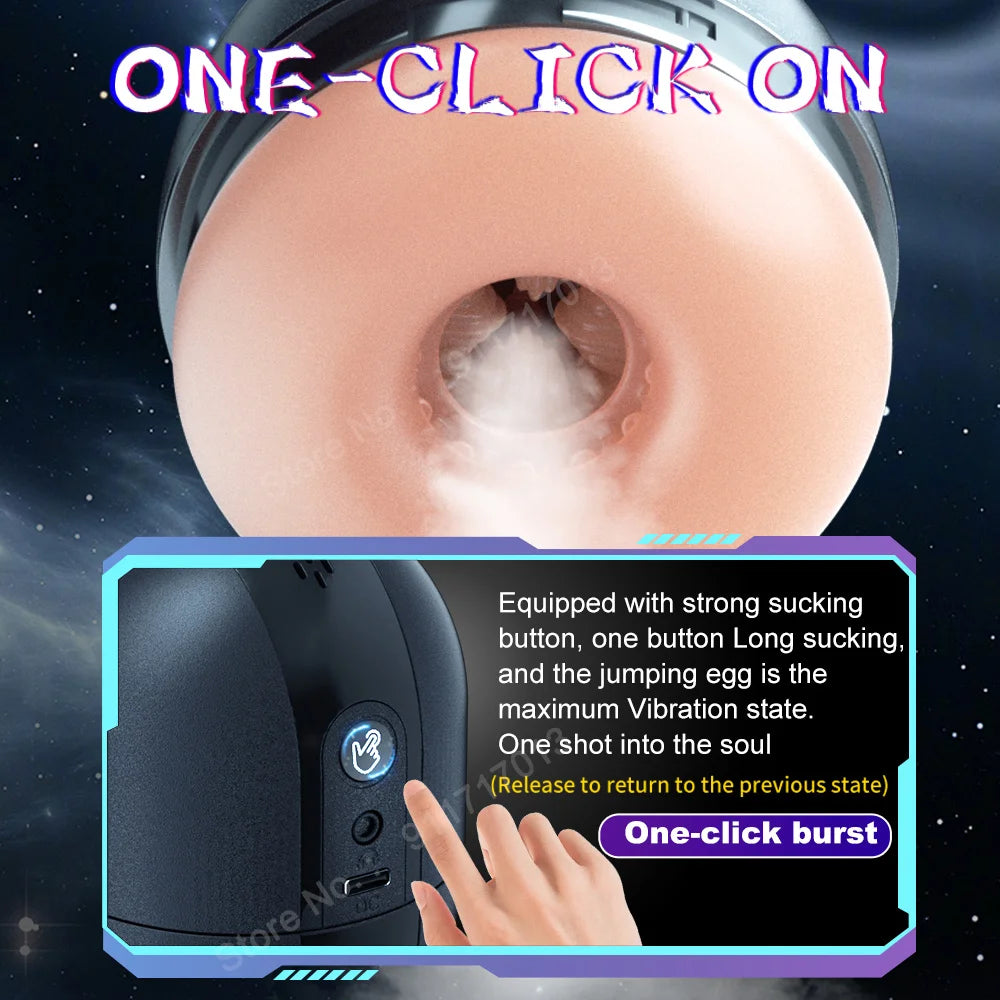 Bluetooth APP Remote Control Automatic Sucking Heated Male Masturbration Cup Blowjob Sex Machine Masturbator Toy Adult for Men