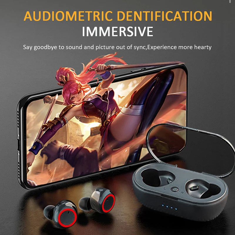 Y50 Wireless Bluetooth Headset TWS Binaural In Ear 5.0 Touch Intelligent Earbuds Noise Reduction Stereo Wireless Headphones