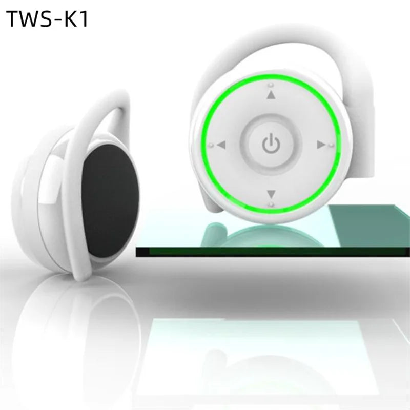 TWS Over-Ear Wireless Headphone Bluetooth-Compatible V5.0 Lossless Sound Ear Hook Earphone Game/Music Dual Mode Open-Ear Headset