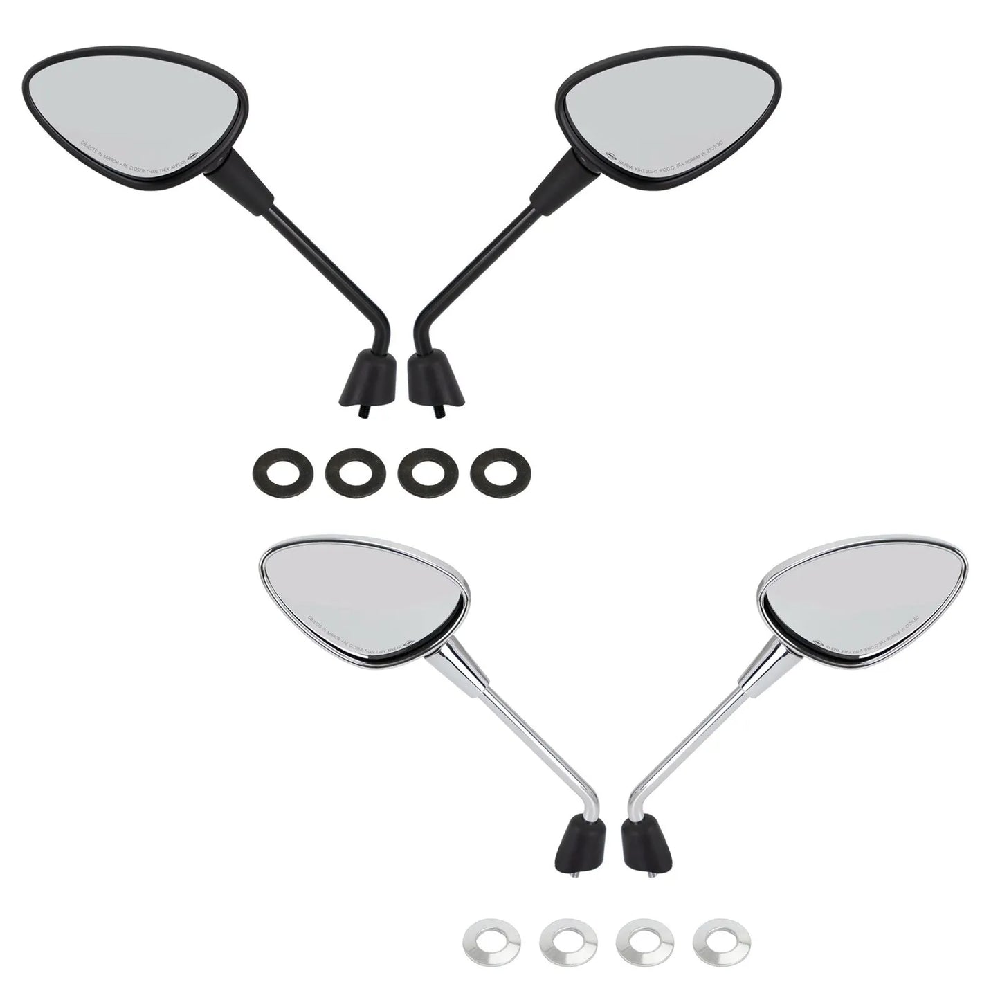 Topteng Left & Right Rearview Mirror For Vespa Sprint 50 125 150 2014-2022