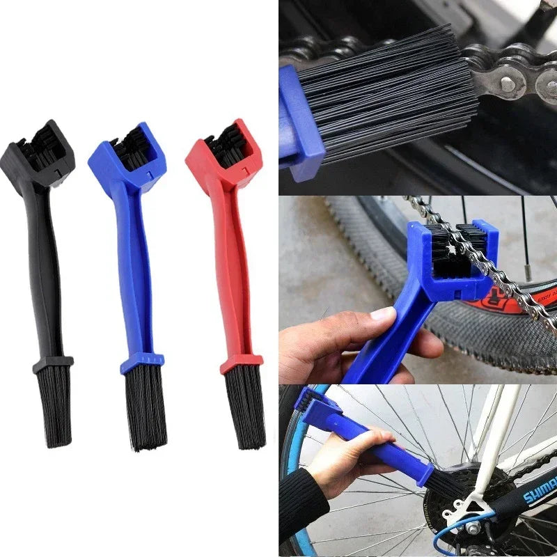 1pc Portable Bicycle Chain Cleaner, Motorcycle Road Bike Chain Clean Brush, Bicycle Clean Tool Kit, Cycling Chain Cleaner Mainte
