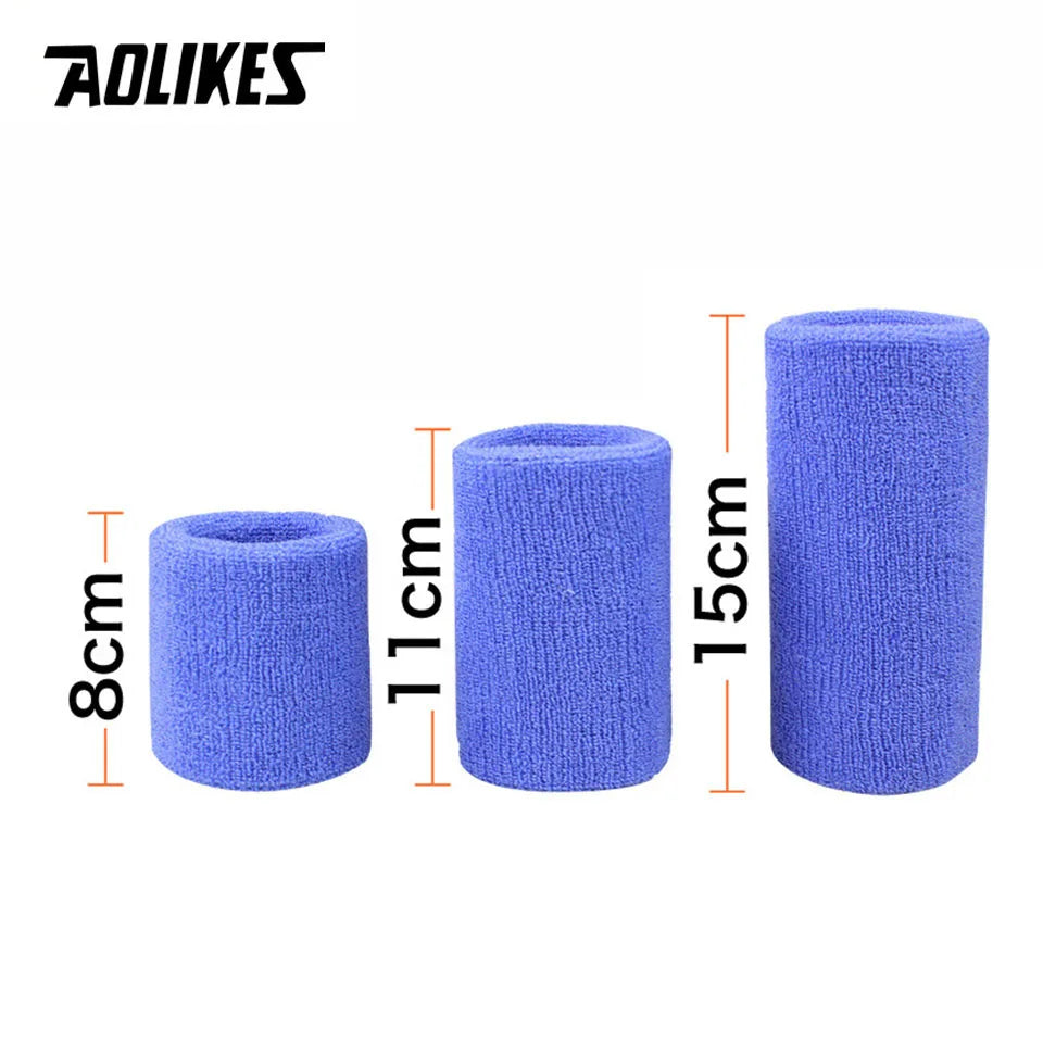 AOLIKES 1PCS Wrist Brace Support Wrap Tennis Wristband Sport Sweatband for Gym Basketball Volleyball Hand Sweat Band Polsband