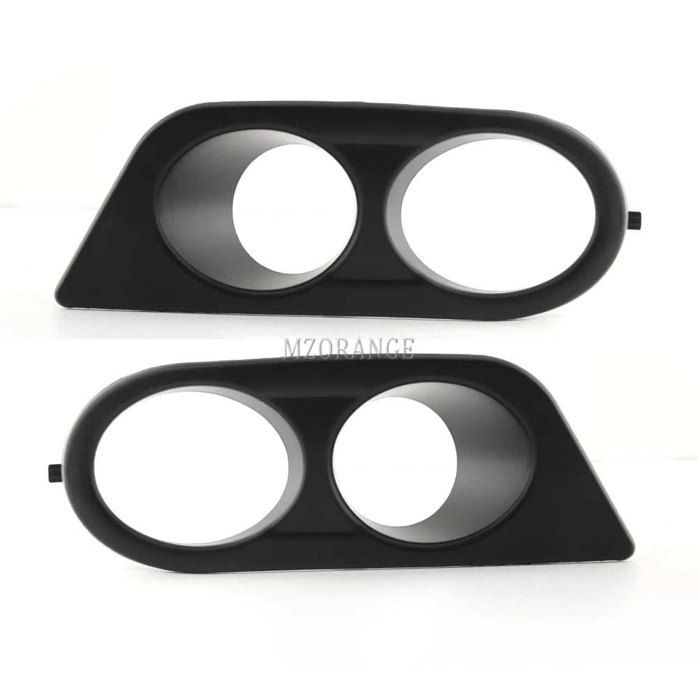 Carbon Fiber Fog Light Cover for BMW E46 M3 2001-2006 Glossy Black Fog Lights Grill Frame Surrounds Air Duct Fog Lamp Hood