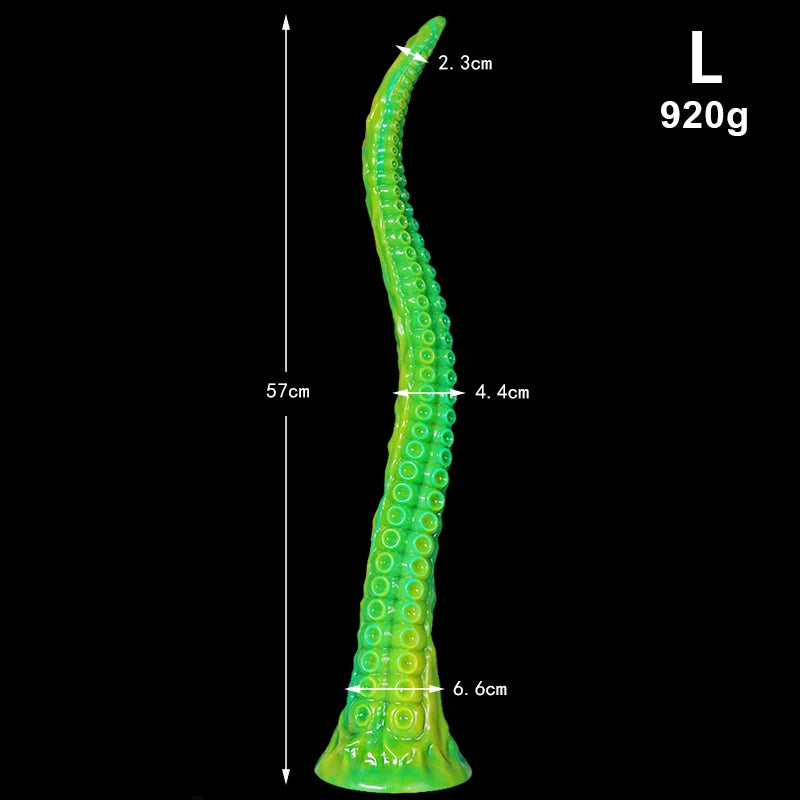 Long Butt Plug Silicone Long Anal Plug Tentacle Dildo Penis With Suction Cup Big Anal Sex Toys Progressive Vaginal Massage
