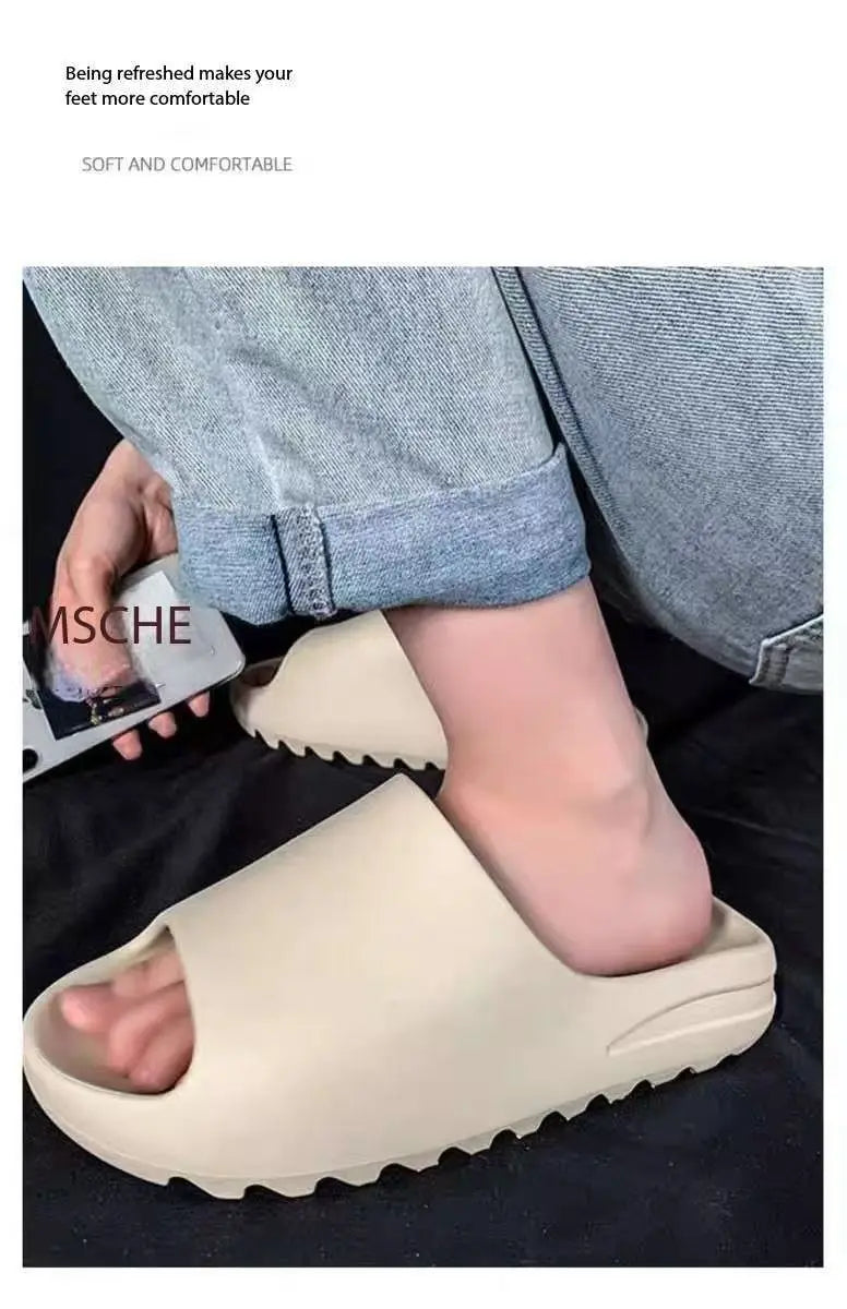 Coconut Slippers Feel like Stepping on Shit Thick-soled Sandals Summer New Non-slip Wearing Sandals