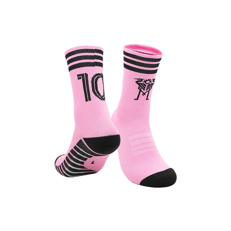 High Qality Number 30 7 Football Socks Adult Men Non-Slip Soccer Sports Outdoor Jog Running Cycling Fast-drying Breathable Sock