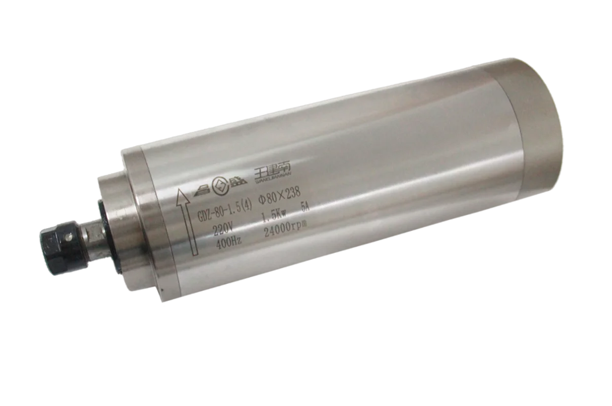 HotGDZ80-1.5 1500W CNC Machine Tool Spindle Easy to Install and Water Cooled