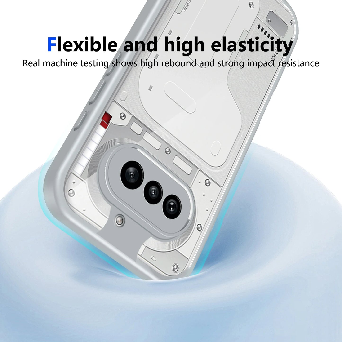 Nothing Phone 4A Case Plating Silicone Bumper Shockproof Clear Back Cover Hard Phone Case for Nothing Phone 4A Phone4A 2026 A069