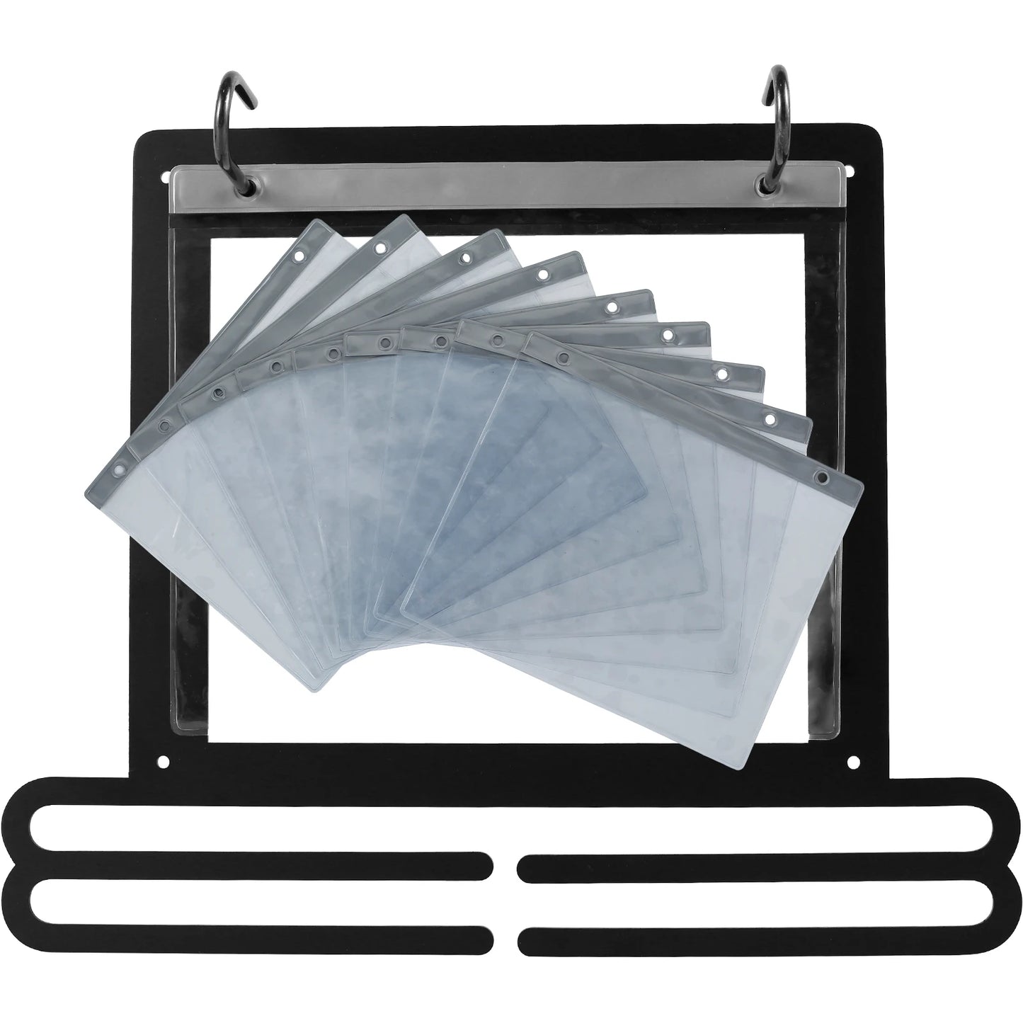 Medal Hanger Display Wall Mounted Medals Display Hanger with Number Bags and Hooks for Marathon Gymnastics Swim Race Decoration