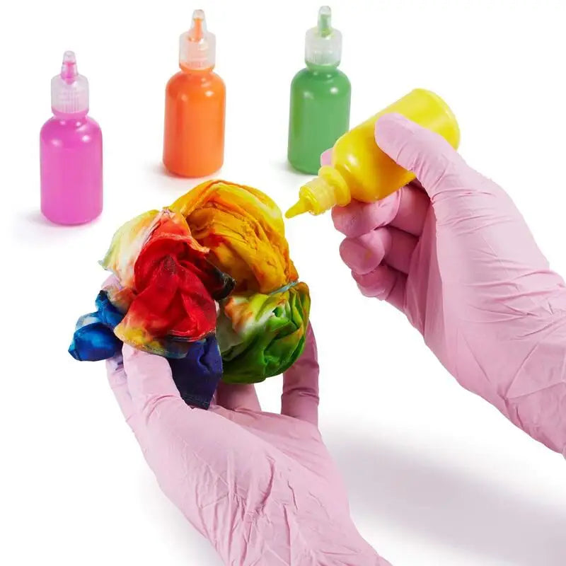 Kids Disposable Nitrile Gloves 5-15 Years Powder Free Students Children Gloves for Crafting Painting Gardening Cleaning­ Gloves