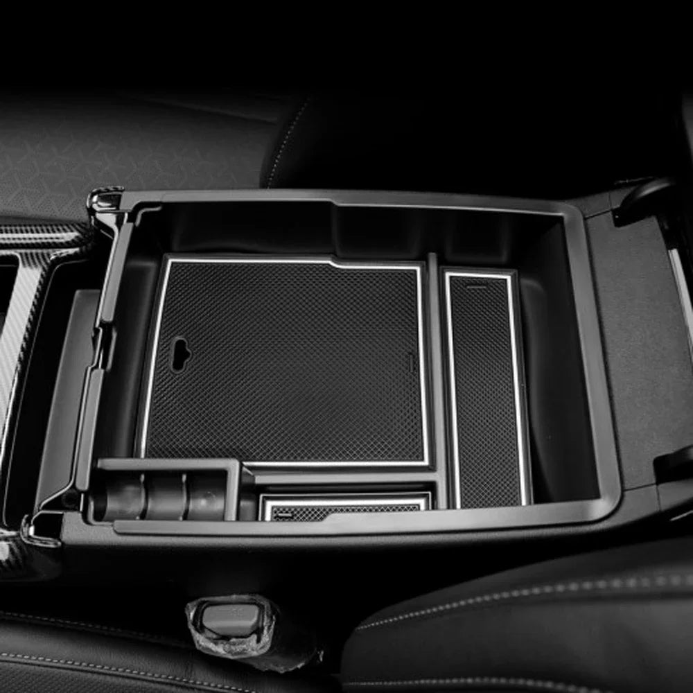 Center Console Organizer Tray Armrest Storage Box For KIA Sorento MQ4 2021 2022 Car Interior Stowing Tidying