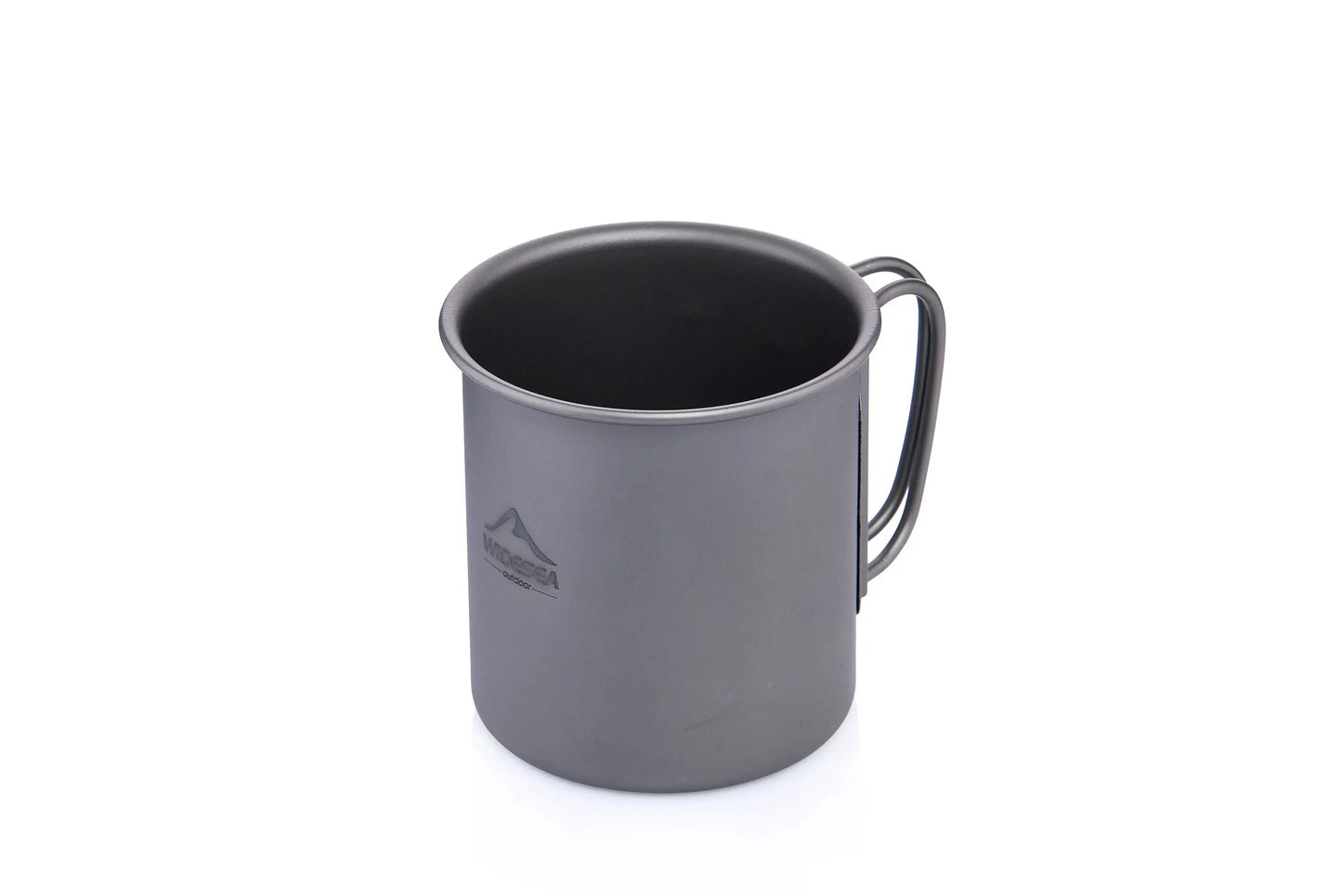 Widesea Camping Mug Titanium Cup Tourist Tableware Picnic Utensils Outdoor Kitchen Equipment Travel Cooking Set Cookware Hiking