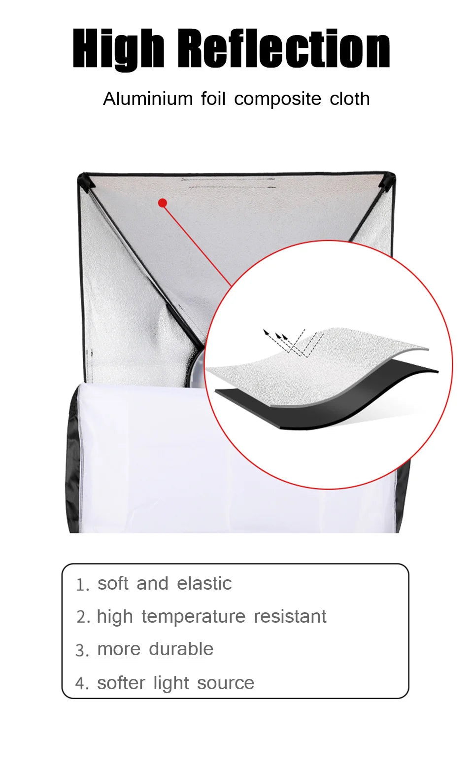 Professional Photography softbox Lighting soft box With Tripod E27 Photographic Bulb Continuous Light System for Photo studio