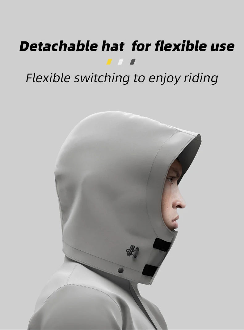SULAITE Rain Suit Motorcycle Rain Gear Suit for Men & Women Jackets & Pants Reflective Waterproof Breathable Rainsuit