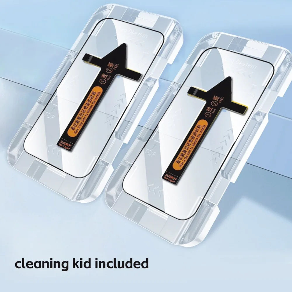 2 Pcs One-Click Tempered Glass For Xiaomi 15 Pro/14 Ultra/13/12/11 Pro /10 Ultra Easy Install Premium Screen Protector HD Glass