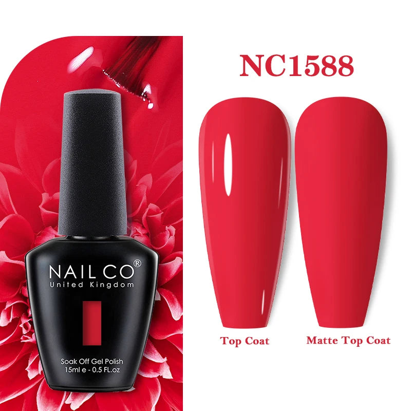 NAILCO Gel Nail Polish 15ml Nail Art Vernis Semi Permanent Soak off UV Gel Polish Gel Manicure Nail Varnish Nail Color Ongles