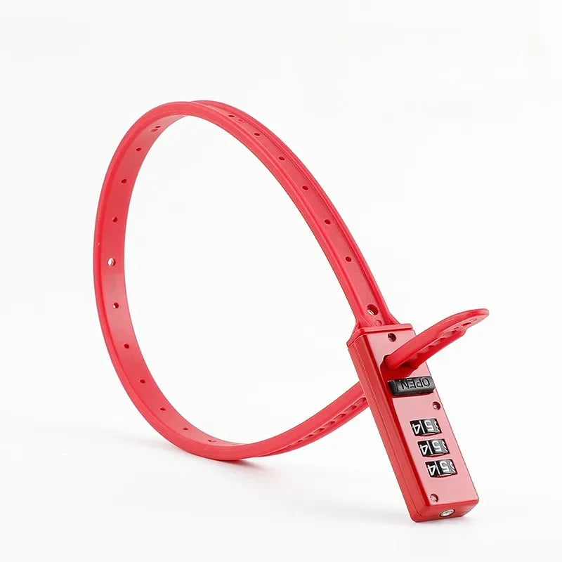 Bike Lock Tie Combination Lock Belt Combination  Alloy Combination Pant Pocket Lock Shoelace