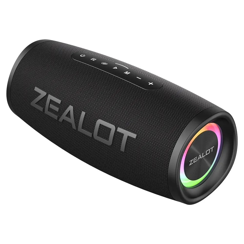 ZEALOT S56 Bluetooth Speaker 40W Output Power Bluetooth Speaker with Excellent Bass Performace IPX6 Waterproof Camping Outdoor