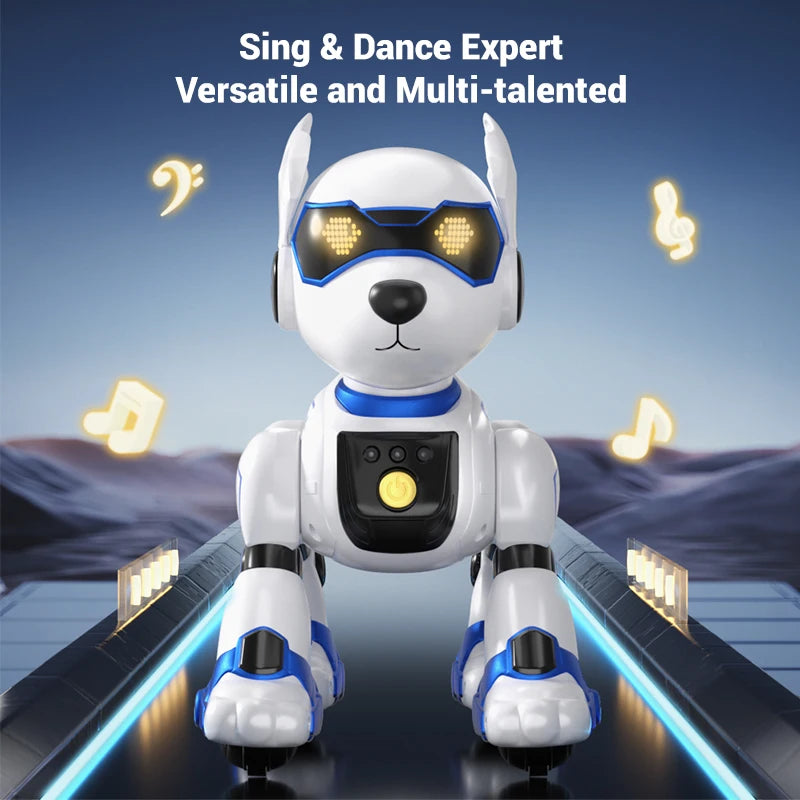 Brand New JJRC R27 Remote Control Robot Dog Voice Control Intelligent Talking Walking And Dancing Light Play Cute Children Gifts