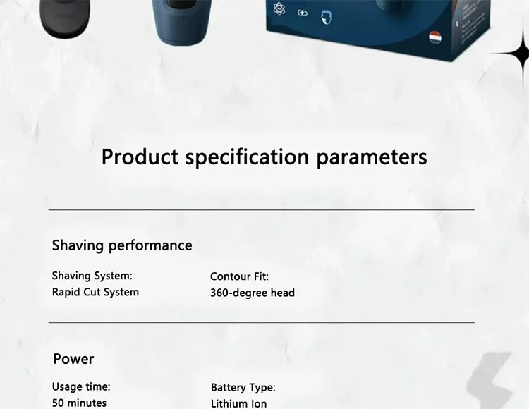 PHILIPS S5366 Electric Shaver IPX7 Full-body Wash Men's Grooming Comfort Shaving Flash Charge Beard Razor with Sideburns Trimmer