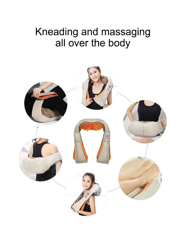 Kneading Shawl Neck Vehicle Home Massager Neck Shoulder Waist Whole Body Kneading And Kneading Massage Shawl Massage Chair Home