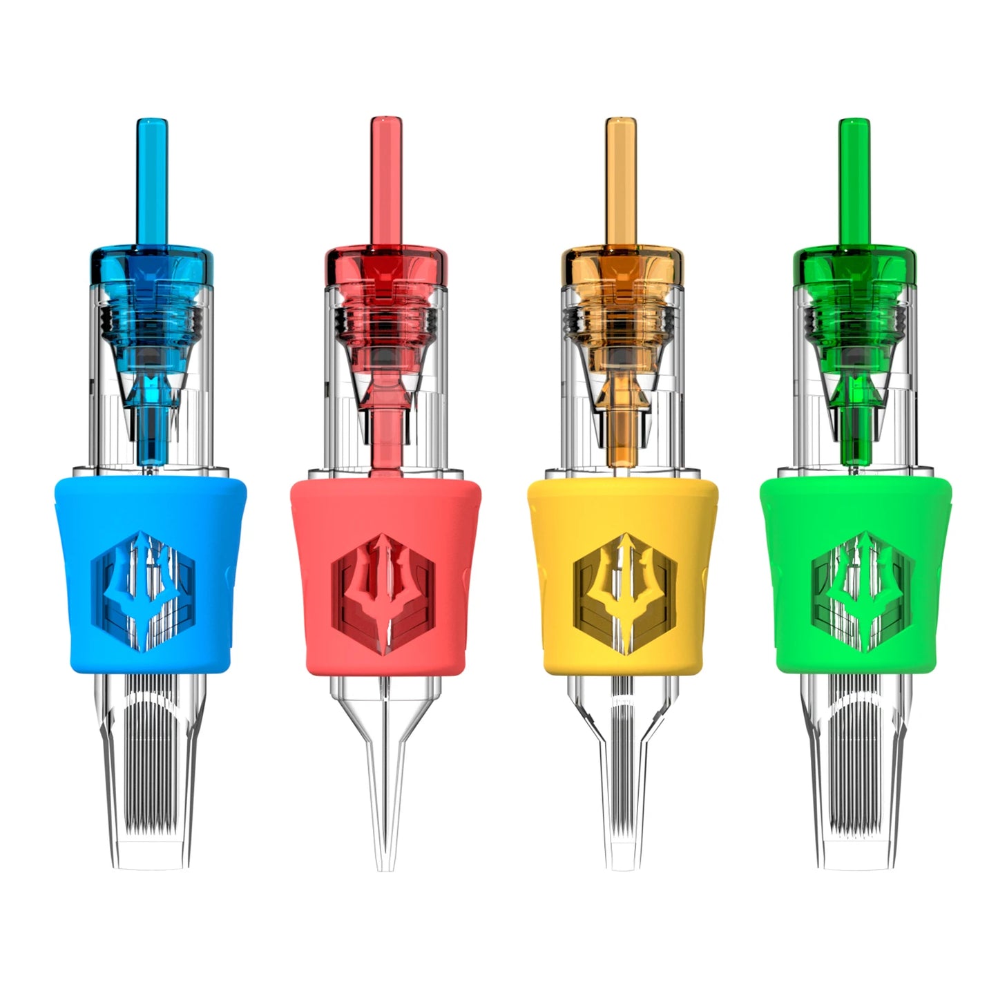 POSEIDON 20Pcs/Box RS RL RM M1 Tattoo Cartridge Needle Liner Shader with Membrane Safety Cartridges Disposable for Tattoo Pen