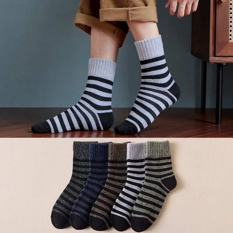 Thicken Wool Socks Men High Quality Towel Keep Warm Winter Socks Cotton Christmas Gift Socks for Man Thermal Against Cold Sock