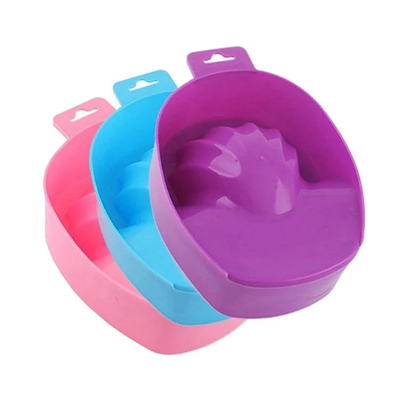 1PC Double Layer Hand Bowls Softened Dead Skin Hand Bowls Spa Treatment Manicure Tools Nail Art Tools Soak Bowl