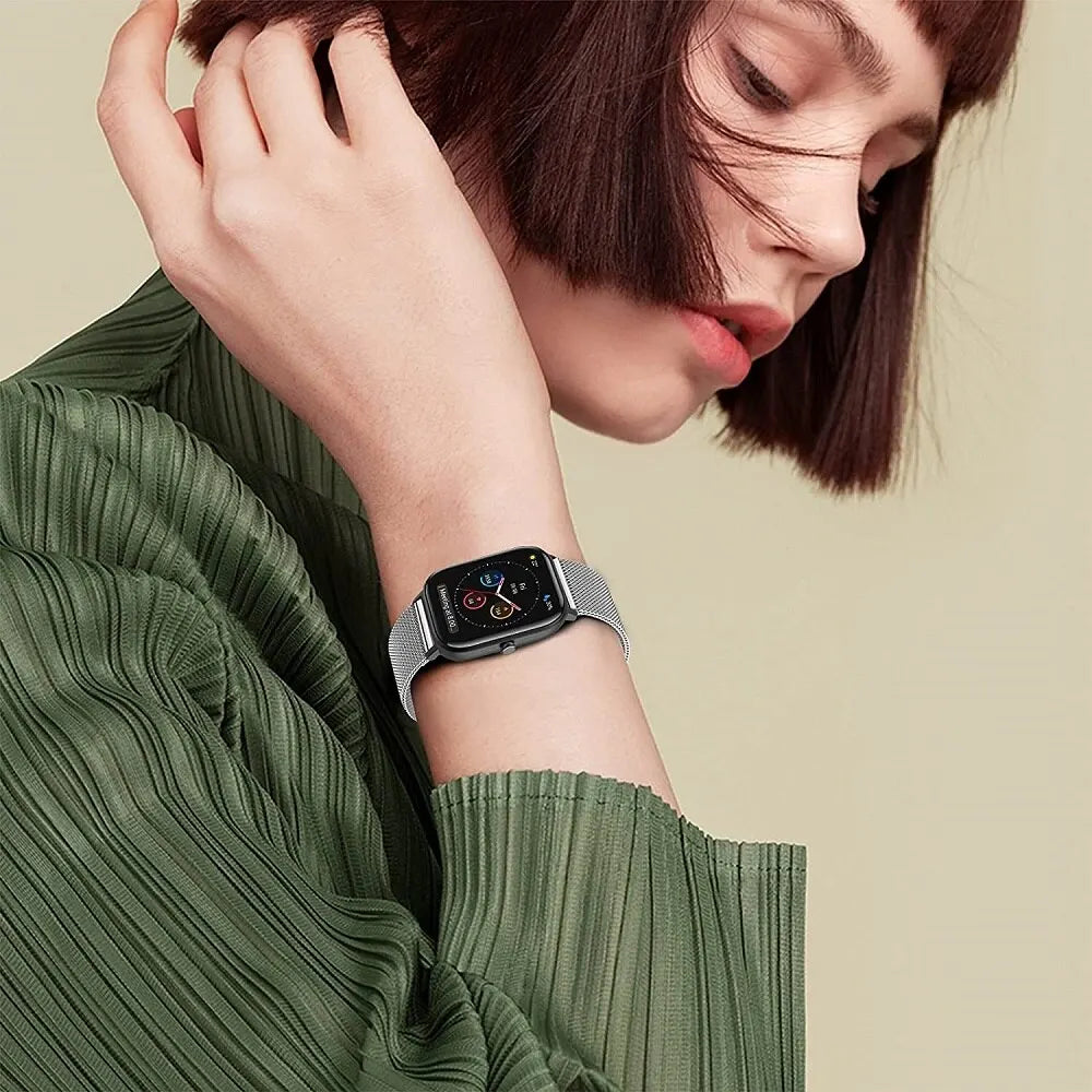 22mm 20mm Milanese Loop Strap For Samsung Galaxy Watch 7 6 5 4 44mm 40mm S3 Active 2 Amazfit Bracelet Huawei GT 3 4 46mm 2e Band