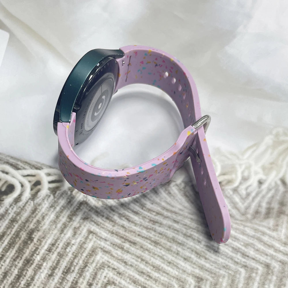 Silicone Strap For Samsung Galaxy Watch 6/6 Classic Eco-friendly Watchband for Galaxy Watch 4 5 6 7 FE
