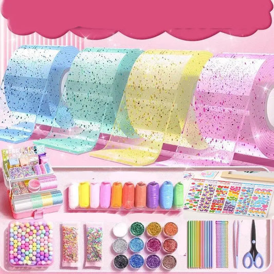 Nano Tape Double Sides Seamless Waterproof Tape Bathroom Toilet Kitchen Sink Gel Sticker DIY Toys Nano Gel Set